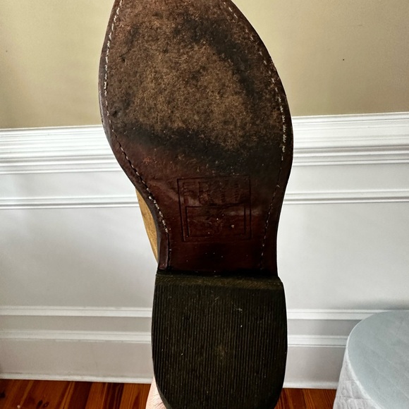 COPY - ✨LIKE NEW ✨ (worn twice) Frye Billy Pull On Tan Distressed Leather Cowbo… - Picture 7 of 10